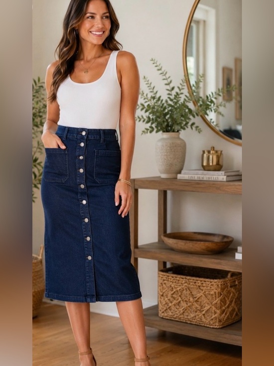 Indigo Poppy Dresses & Skirts - Alexis pencil skirt